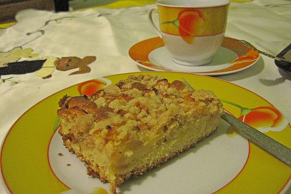 Apfel - Zimt - Streuselkuchen