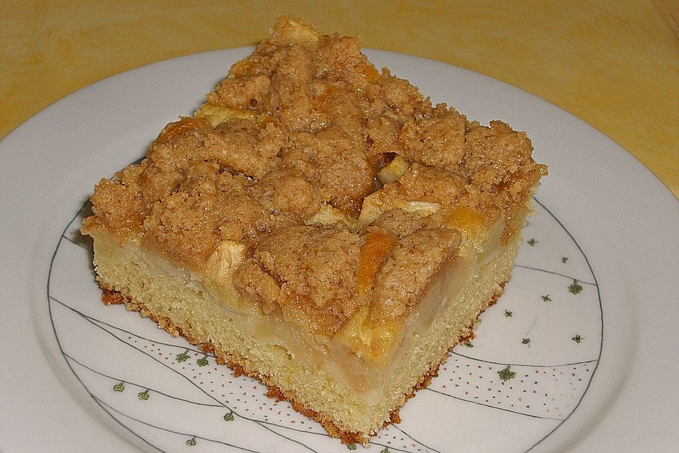 Apfel - Zimt - Streuselkuchen