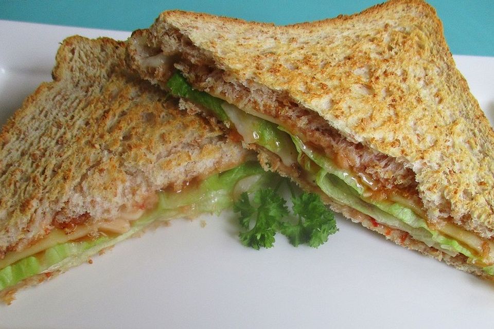 Süßes Käse - Chili - Sandwich