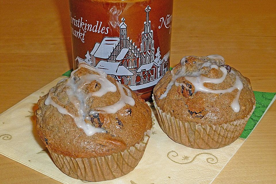 Weihnachtsmuffins