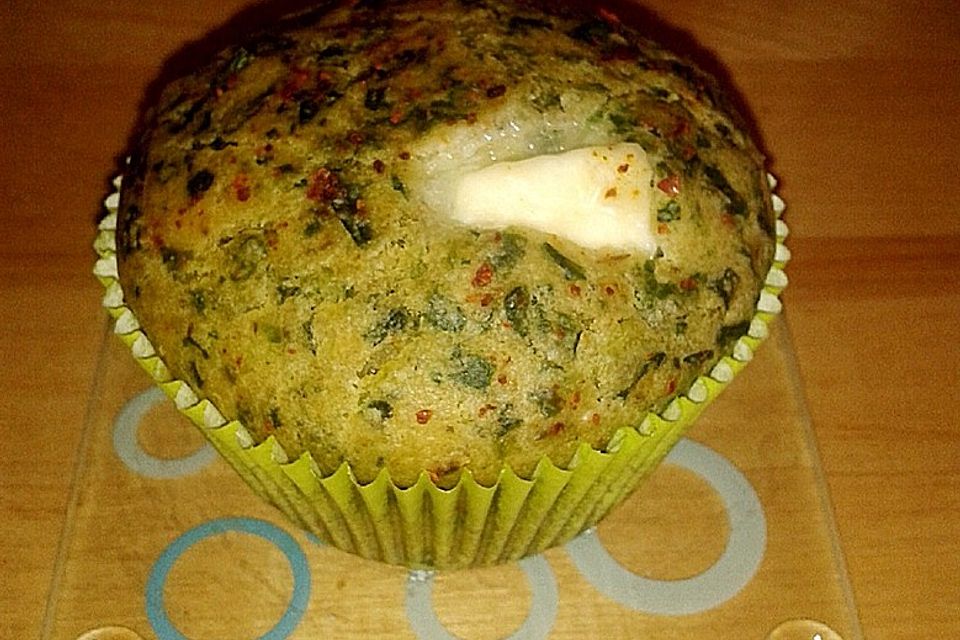 Spinat - Feta - Muffins