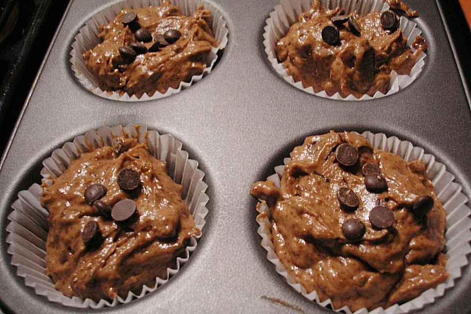 American Chocolate Chips Muffins