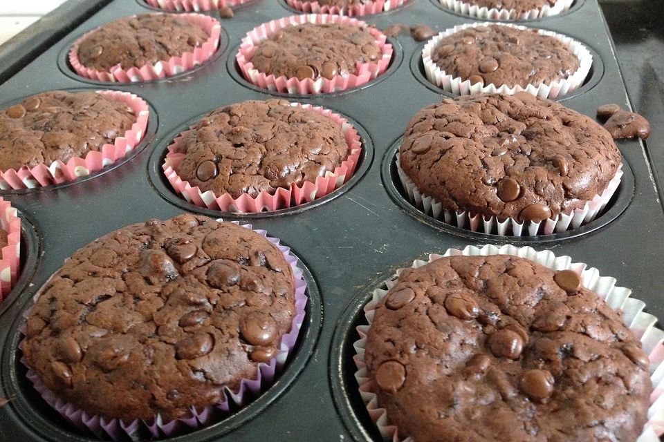 American Chocolate Chips Muffins