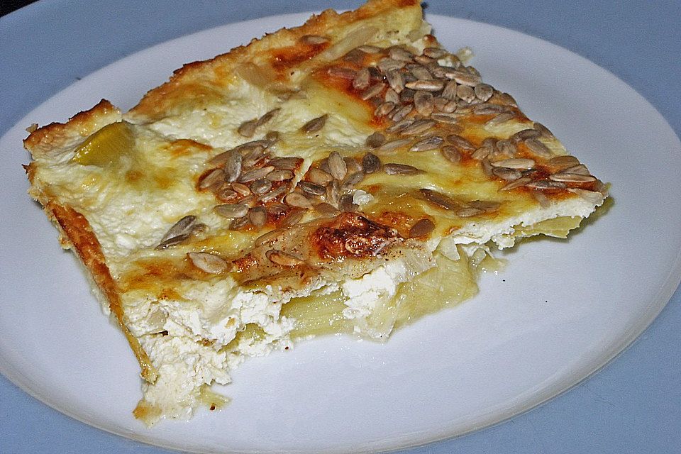 Porree - Gratin mit Quark