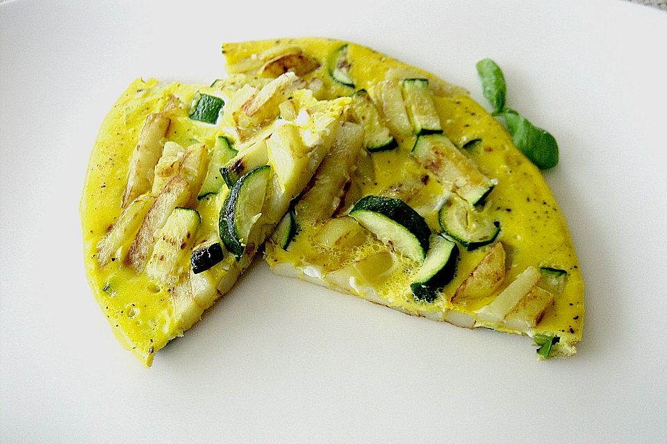 Tortilla mit Zucchini