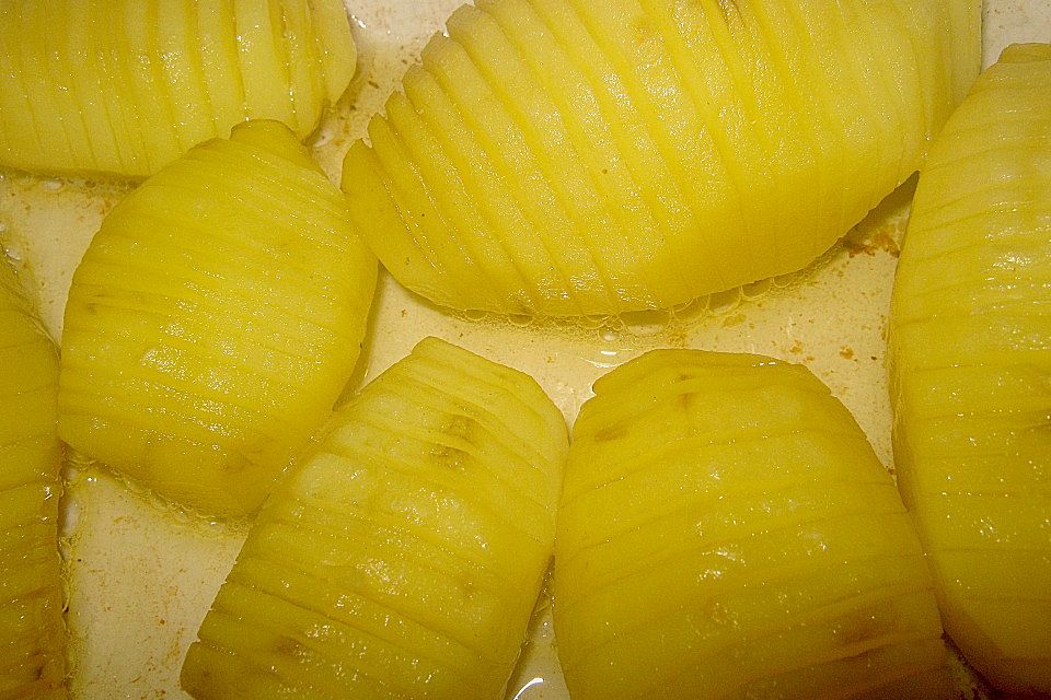 Hasselbackpotatis