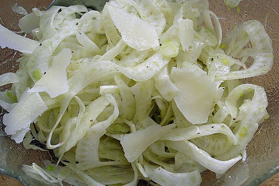 Fenchelsalat mit Parmesan