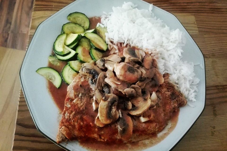 Tomaten - Putenschnitzel