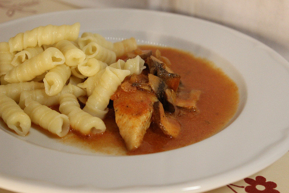 Tomaten - Putenschnitzel