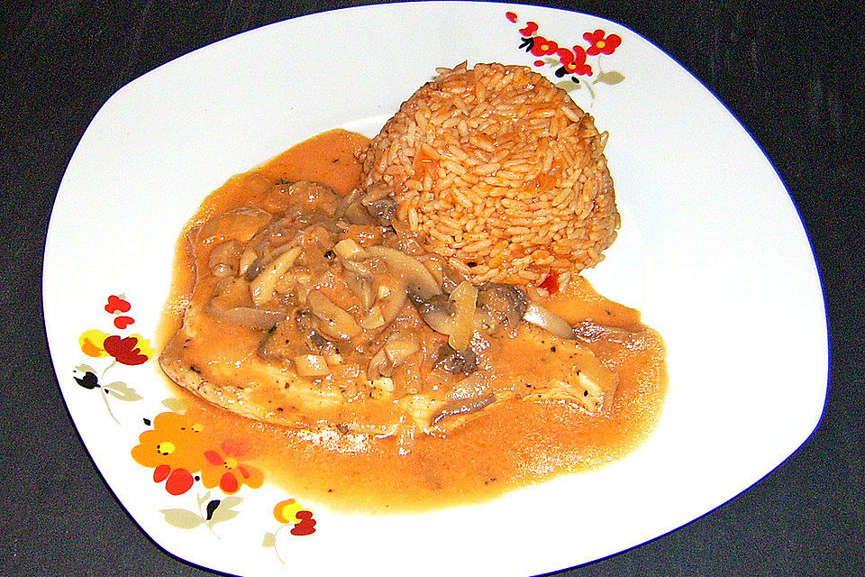 Tomaten - Putenschnitzel