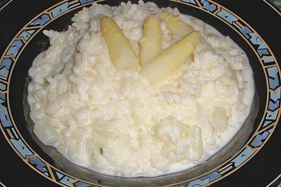 Spargelrisotto à la Marquise