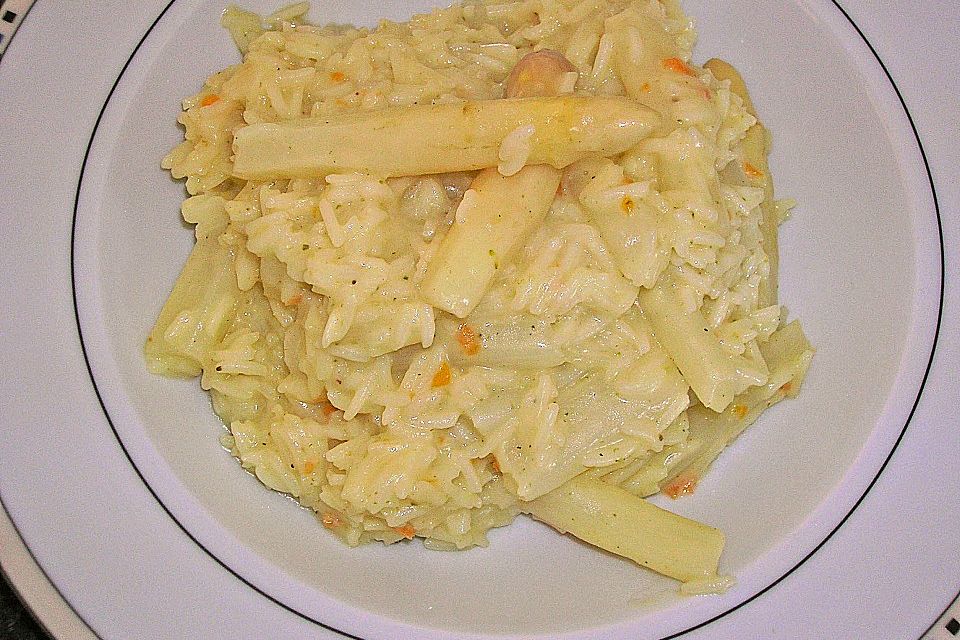 Spargelrisotto à la Marquise