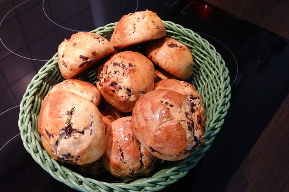 Nettes Schokobrötchen