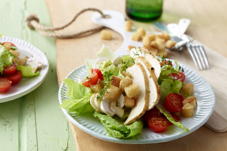 Italienischer Salat mit Hähnchenbrust