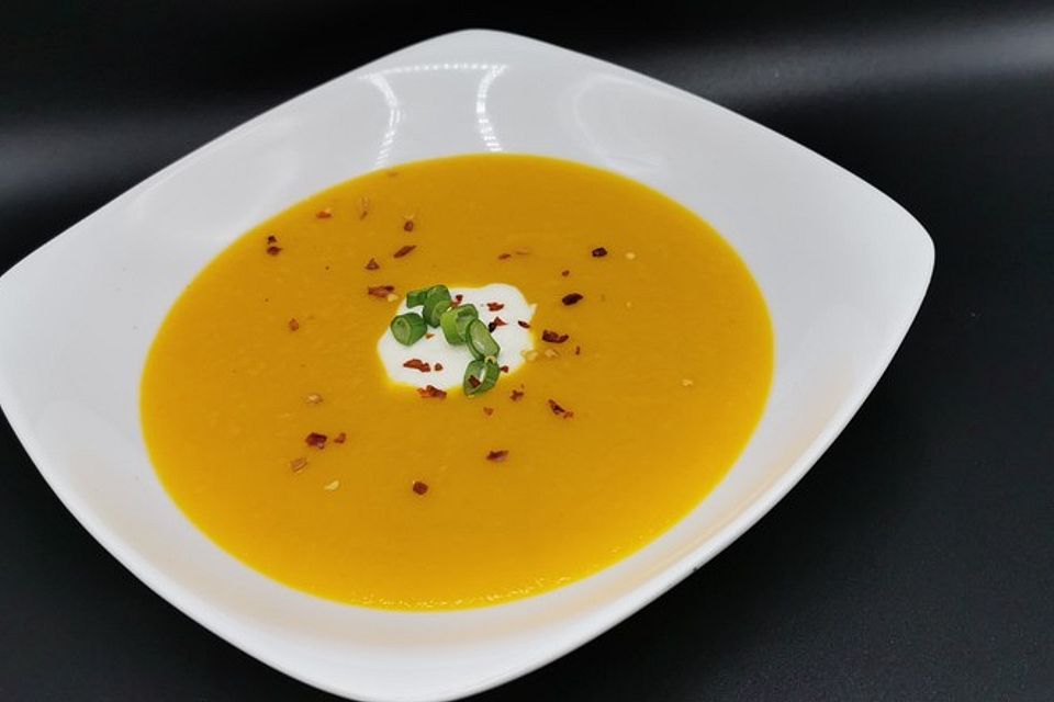 Yvonnes Hokkaido - Kürbiscremesuppe