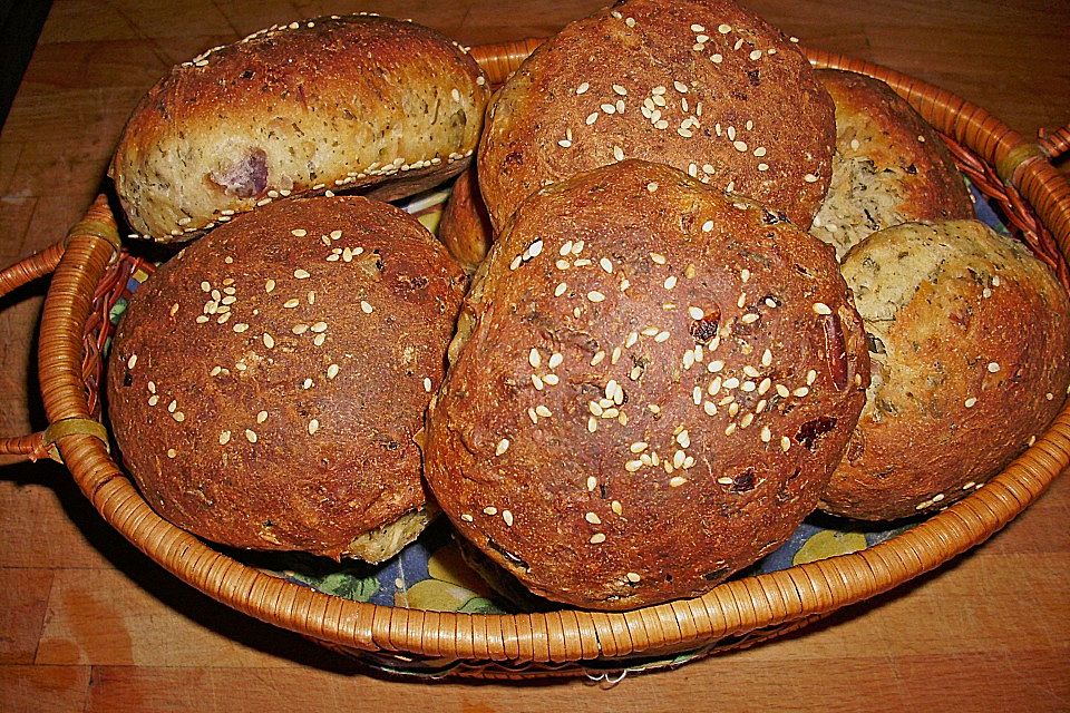 Kräuter - Knoblauch Brötchen