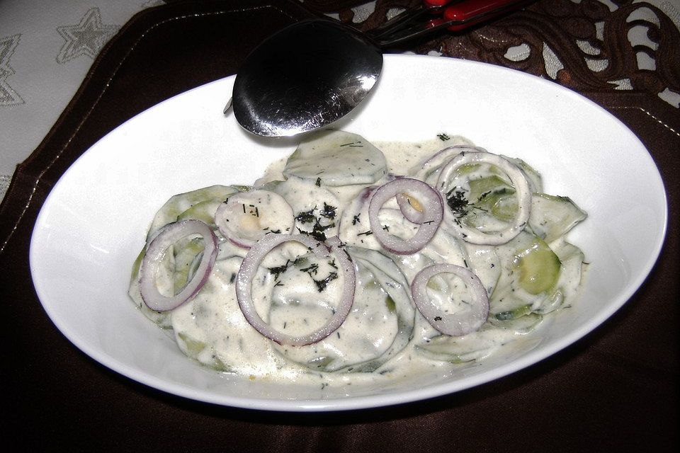 Gabis Gurkensalat mit Joghurt