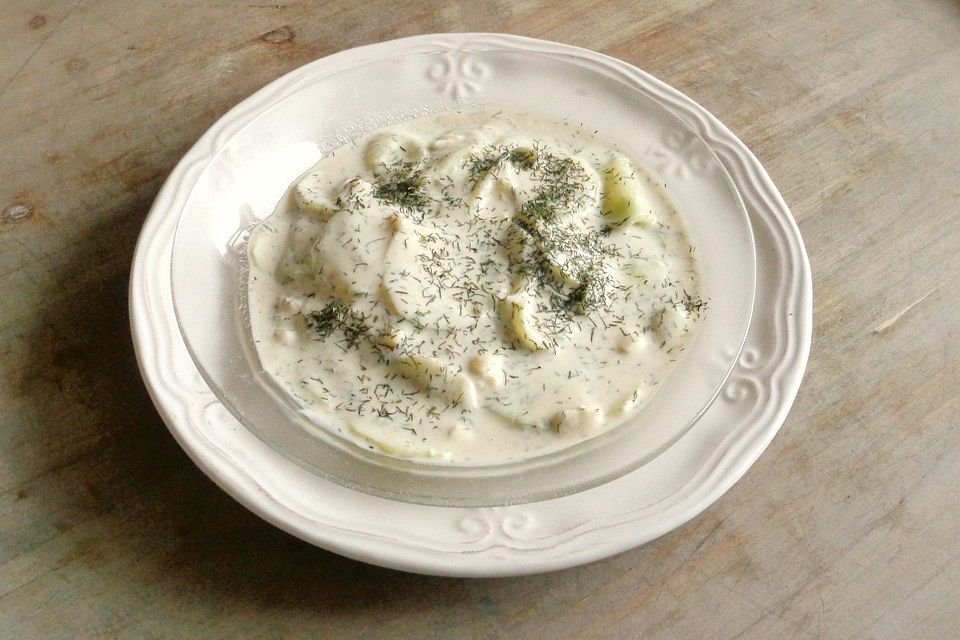 Gabis Gurkensalat mit Joghurt