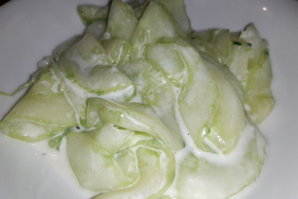 Gabis Gurkensalat mit Joghurt