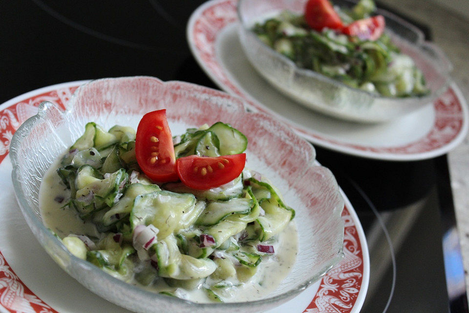 Gabis Gurkensalat mit Joghurt