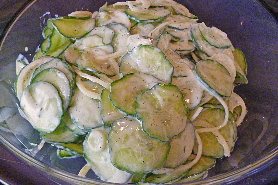 Gabis Gurkensalat mit Joghurt