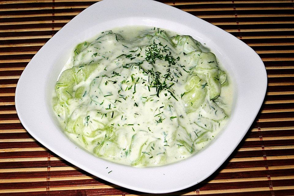 Gabis Gurkensalat mit Joghurt