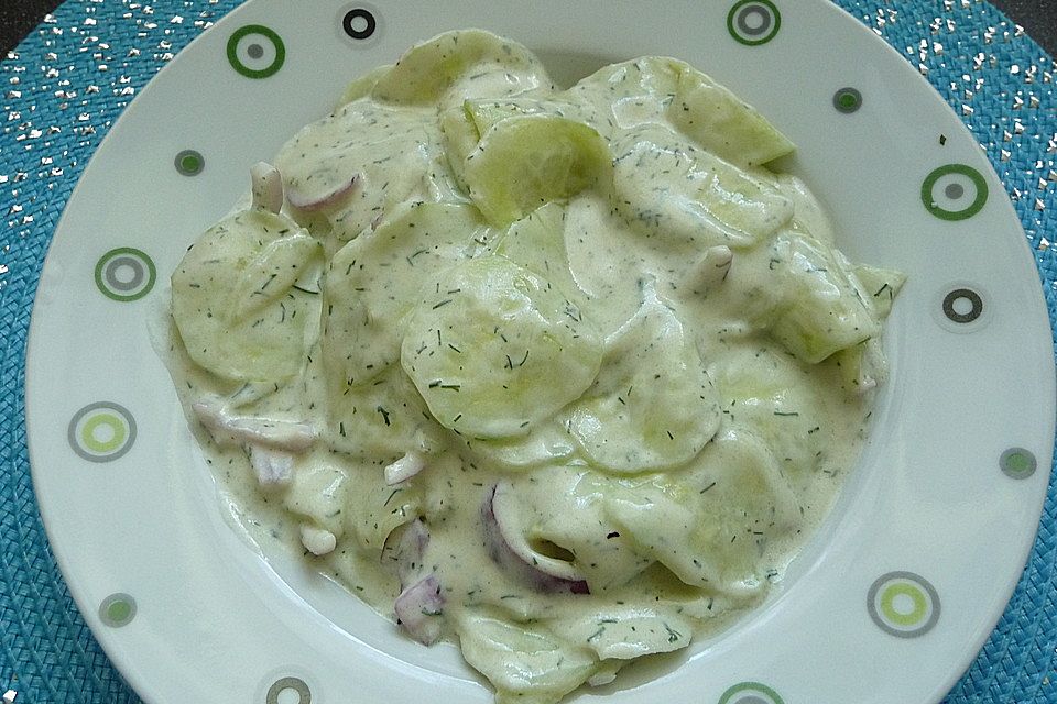 Gabis Gurkensalat mit Joghurt