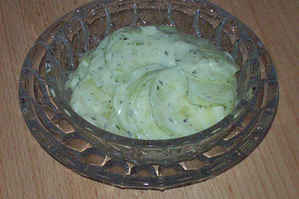 Gabis Gurkensalat mit Joghurt