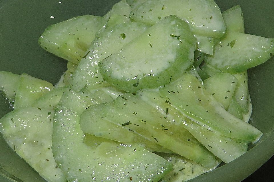 Gabis Gurkensalat mit Joghurt