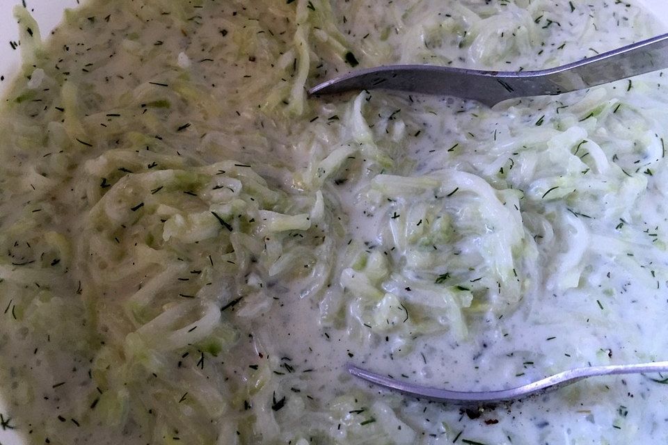 Gabis Gurkensalat mit Joghurt