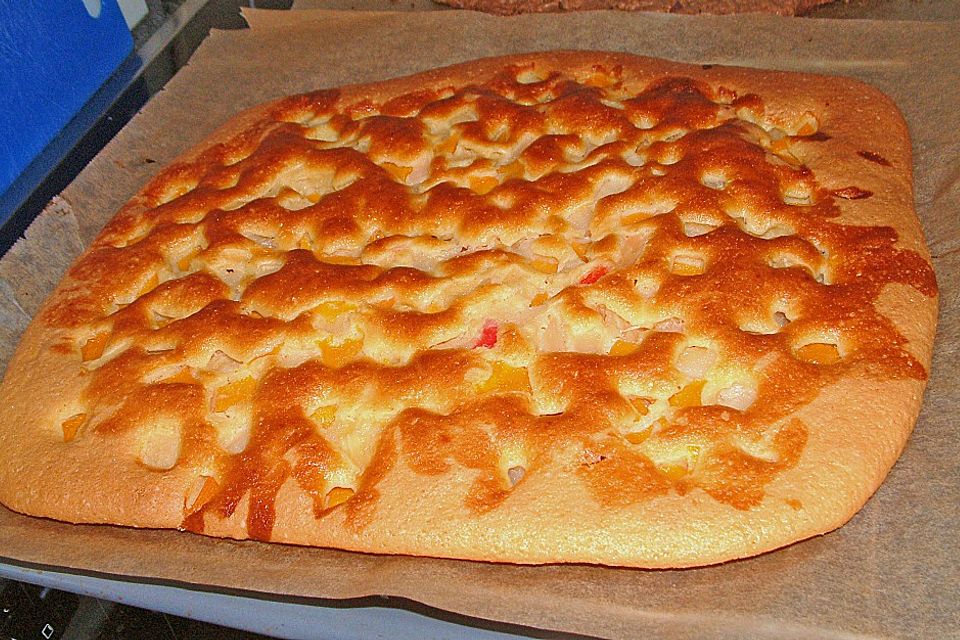 Schnellkuchen mit Früchten