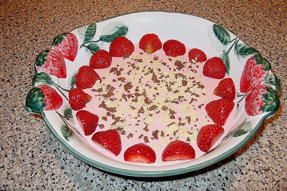 Erdbeer - Quark - Mousse