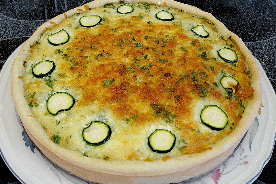 Zucchini - Käse - Quiche