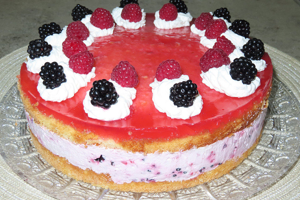 Himbeer - Brombeer - Torte