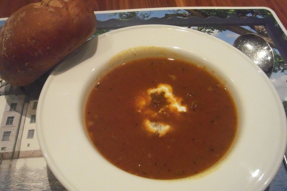 Ochsenschwanzsuppe gebunden