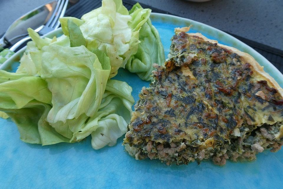 Griechische Hackfleischquiche