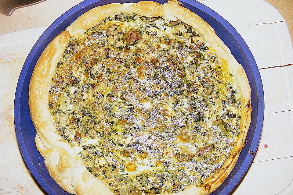 Griechische Hackfleischquiche