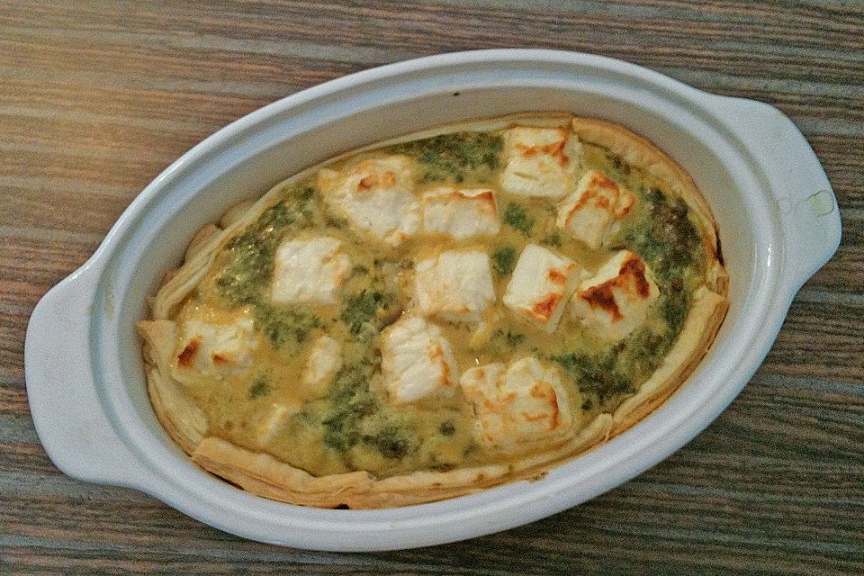 Griechische Hackfleischquiche