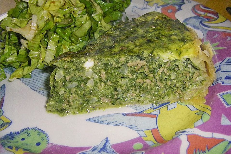 Griechische Hackfleischquiche