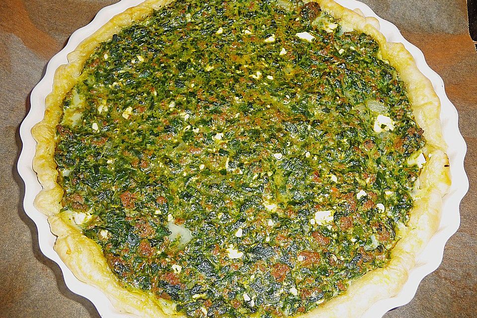 Griechische Hackfleischquiche