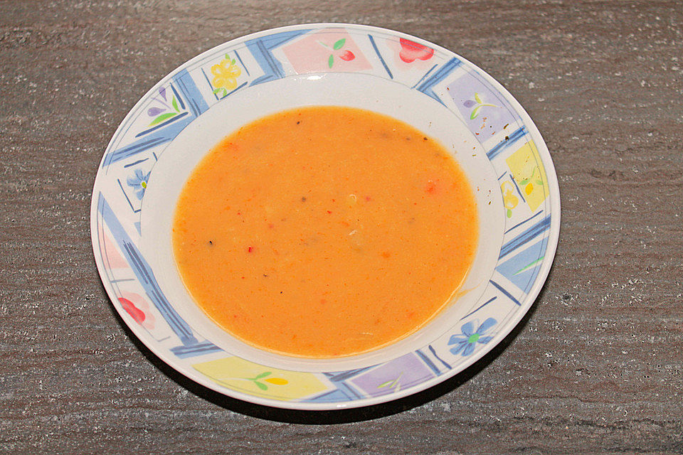 Scharfe Möhren - Fenchel - Suppe