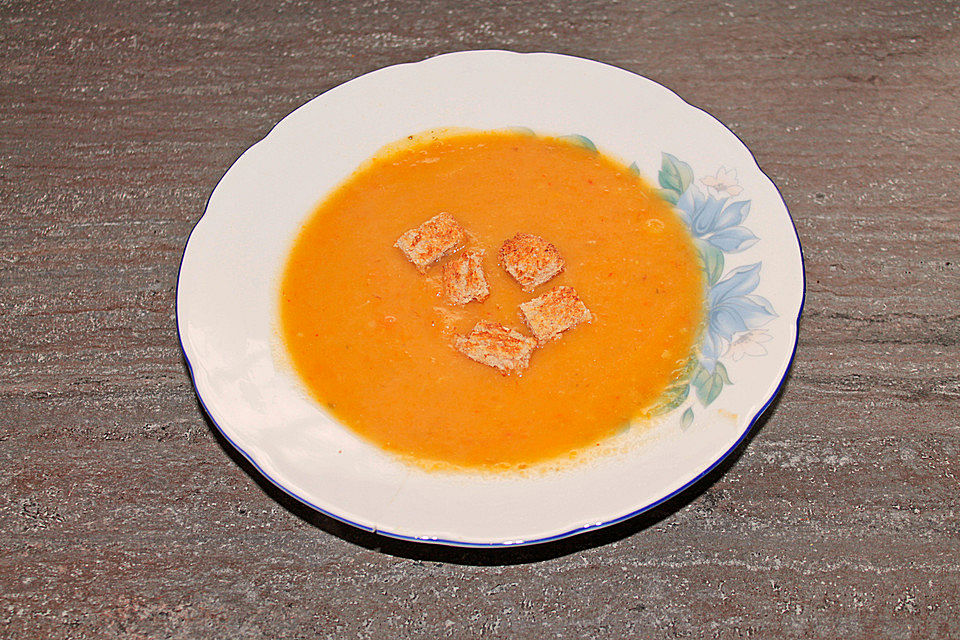 Scharfe Möhren - Fenchel - Suppe