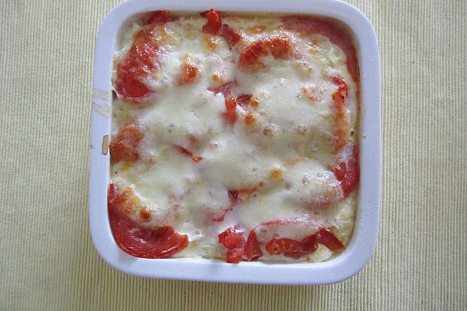 Kartoffelauflauf mit Mozzarella