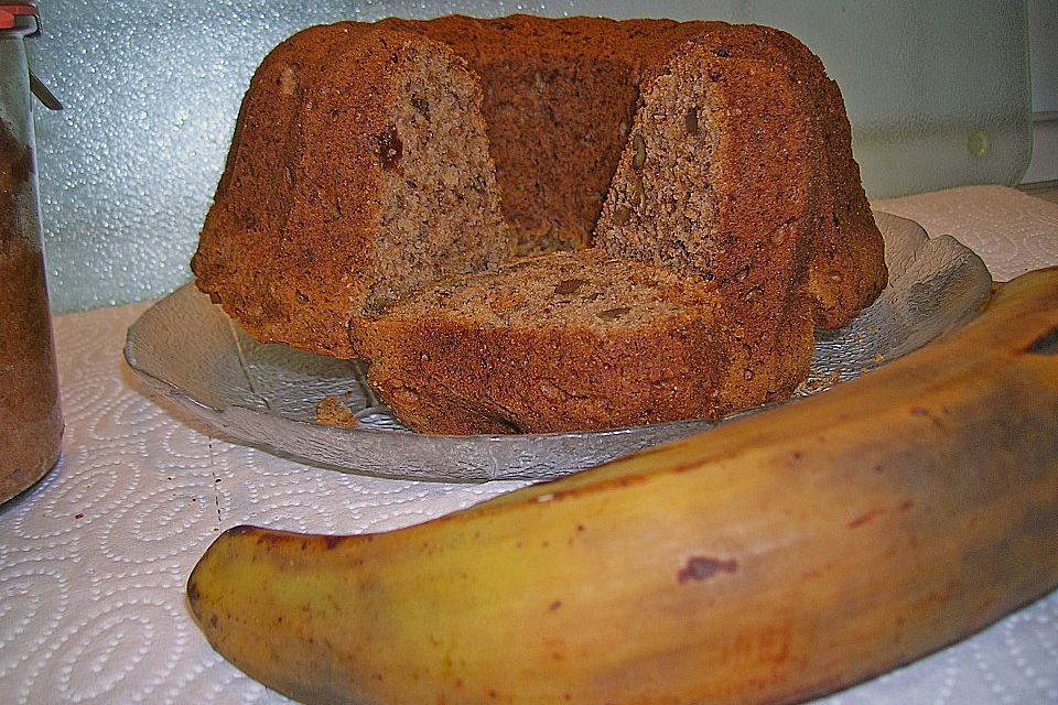 Walnuss - Bananen - Kuchen