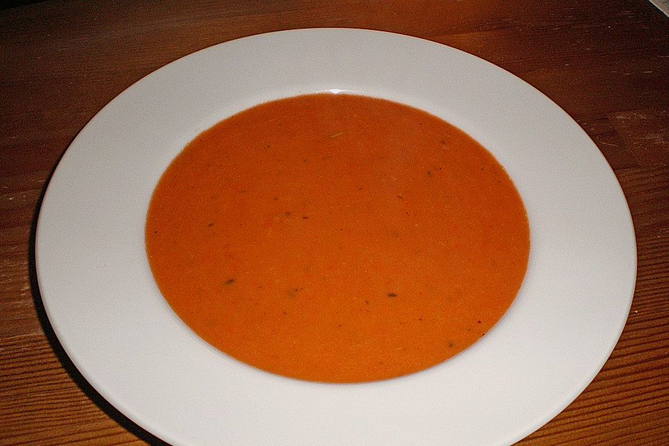 Tomaten - Paprika - Cremesuppe