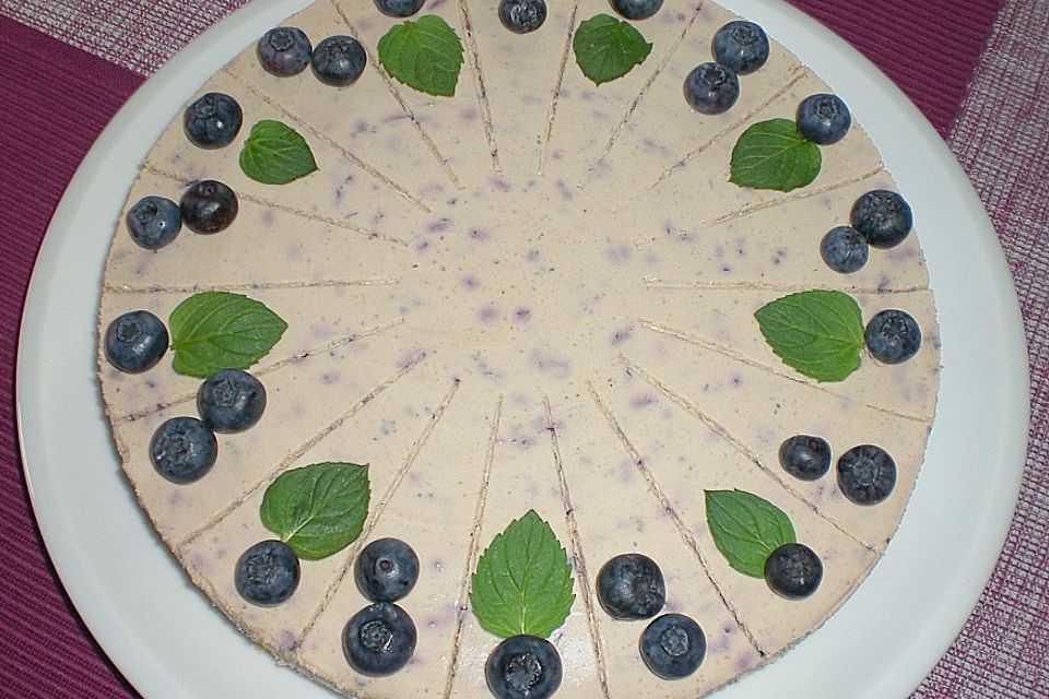 Heidelbeer - Quark - Torte