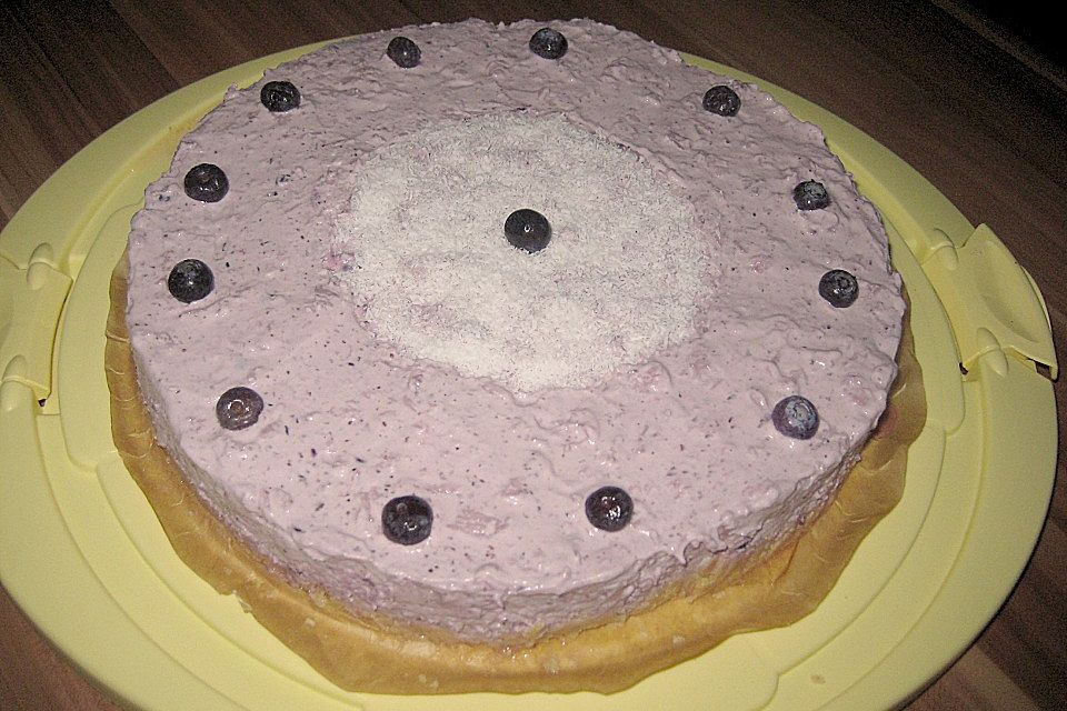 Heidelbeer - Quark - Torte