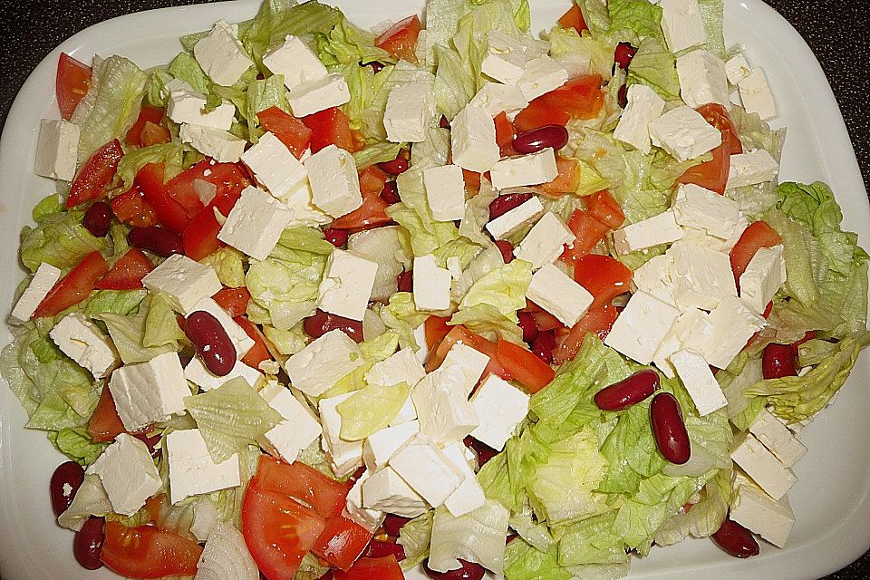 Kidneybohnensalat mit Feta