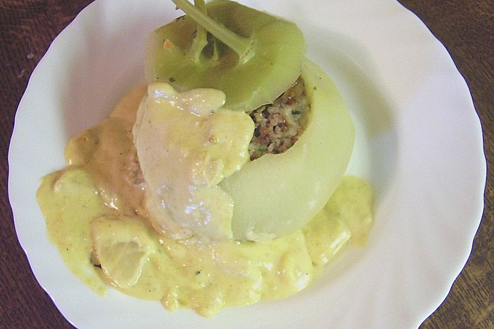 Gefüllte Kohlrabi