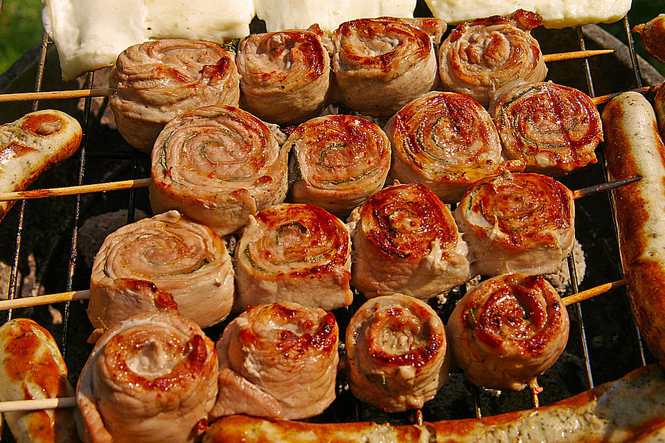 Grillspieße Saltimbocca